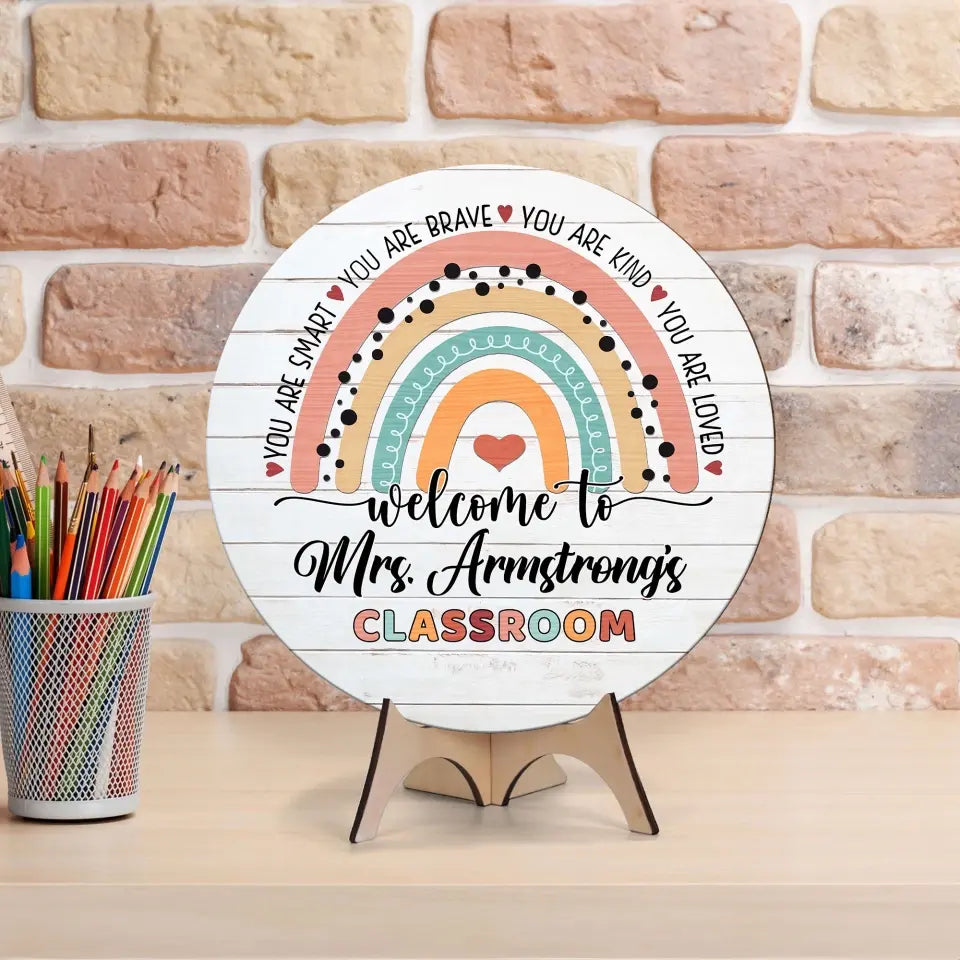 Back To School Welcome Wood Sign