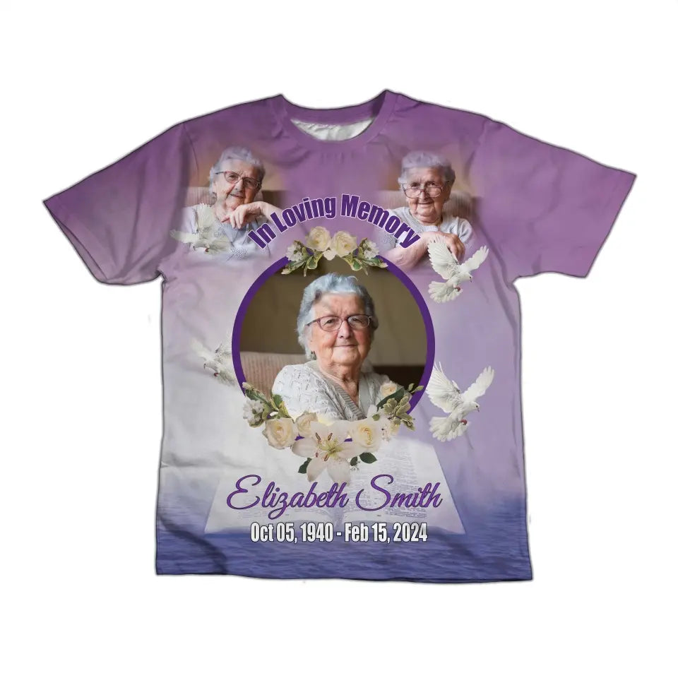 All-over printed Memorial Shirt