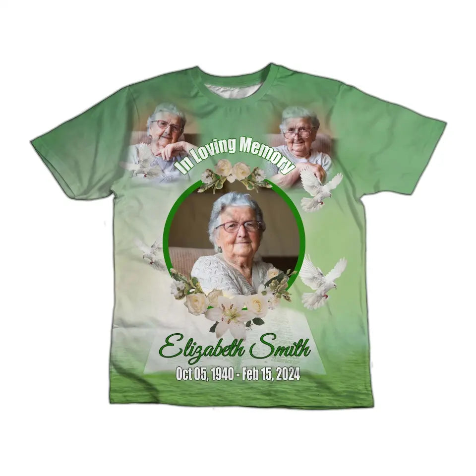 All-over printed Memorial Shirt