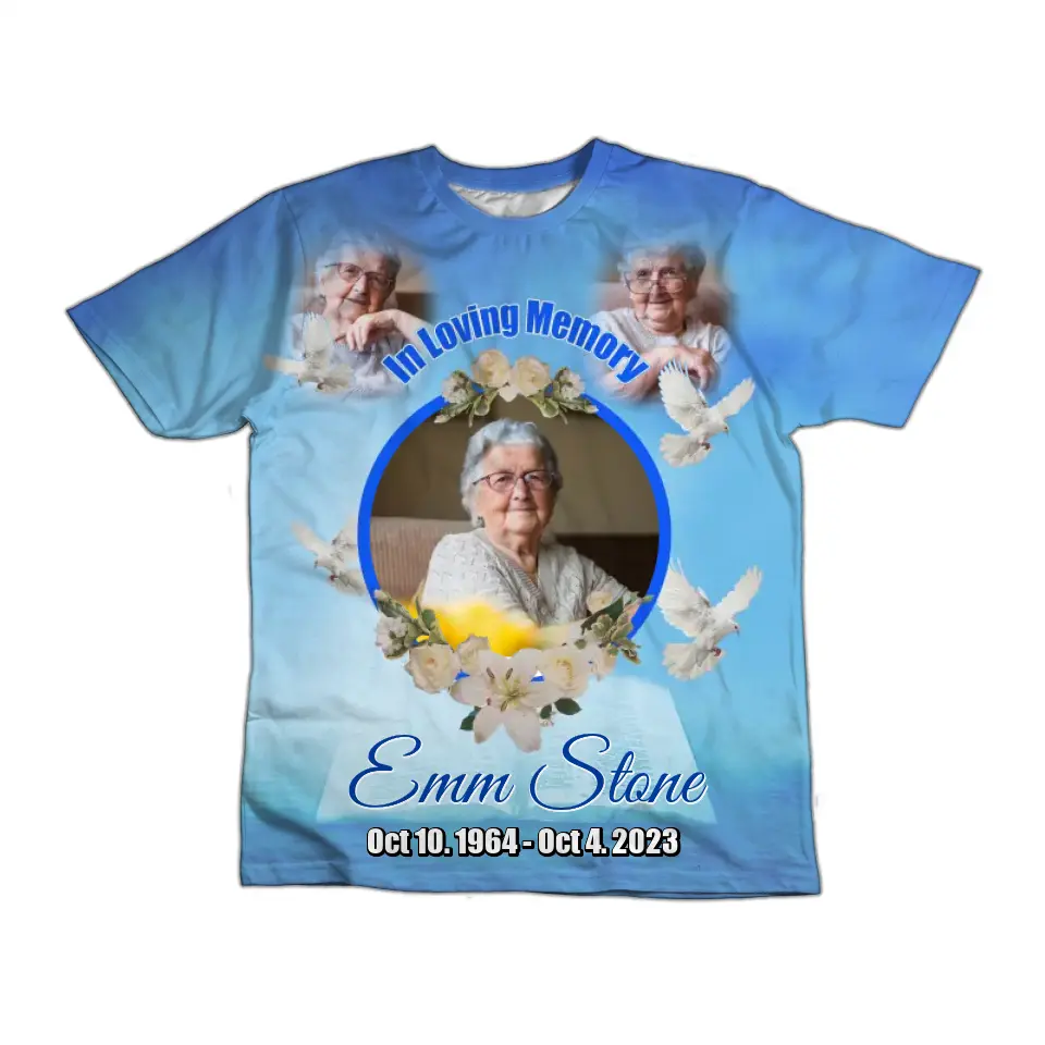 All-over printed Memorial Shirt