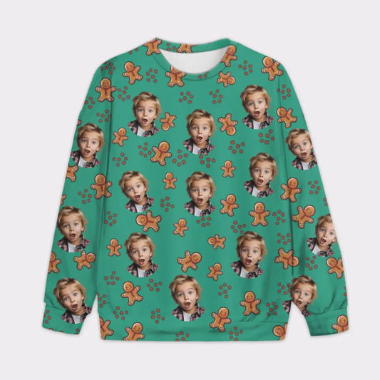 Custom Your Own Christmas Sweater With Your Loved One Face