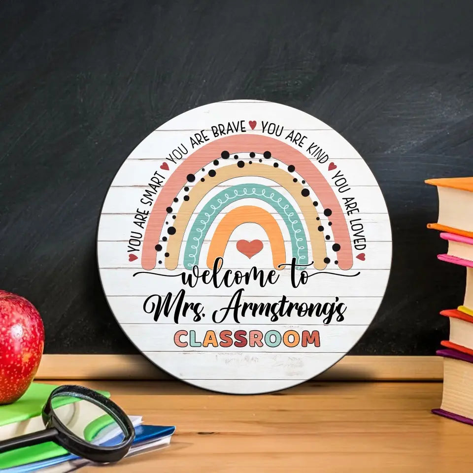 Back To School Welcome Wood Sign