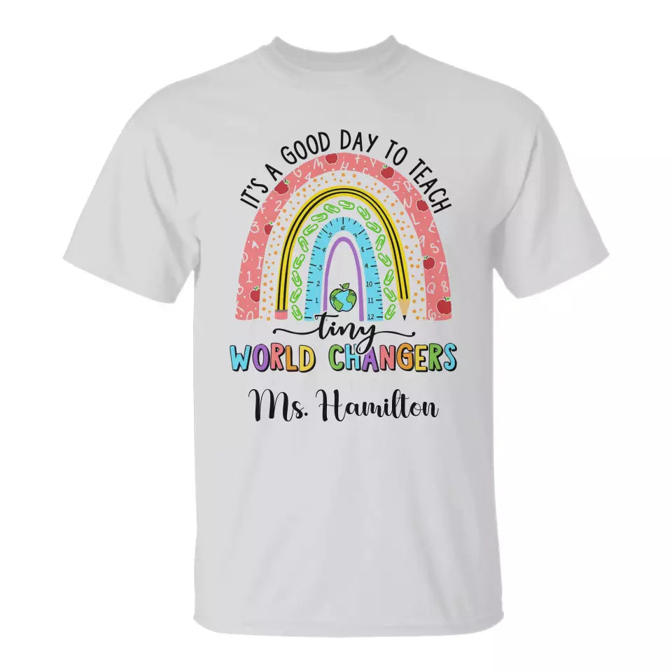 It's a good day to teach tiny world changers