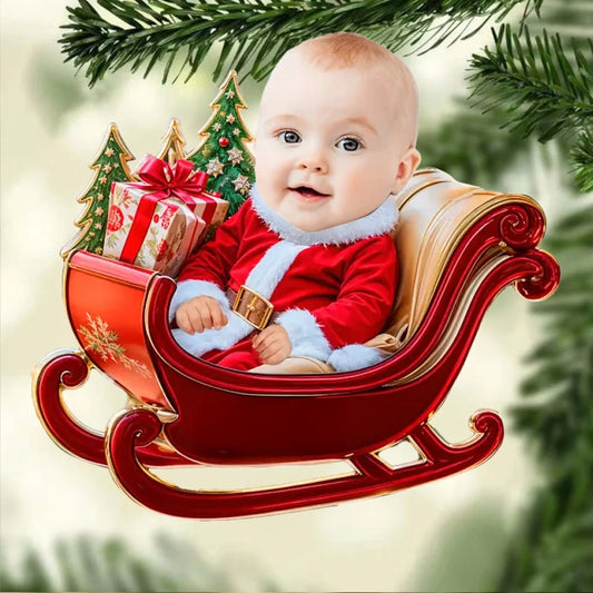 Personalized Santa Kid Christmas Ornament