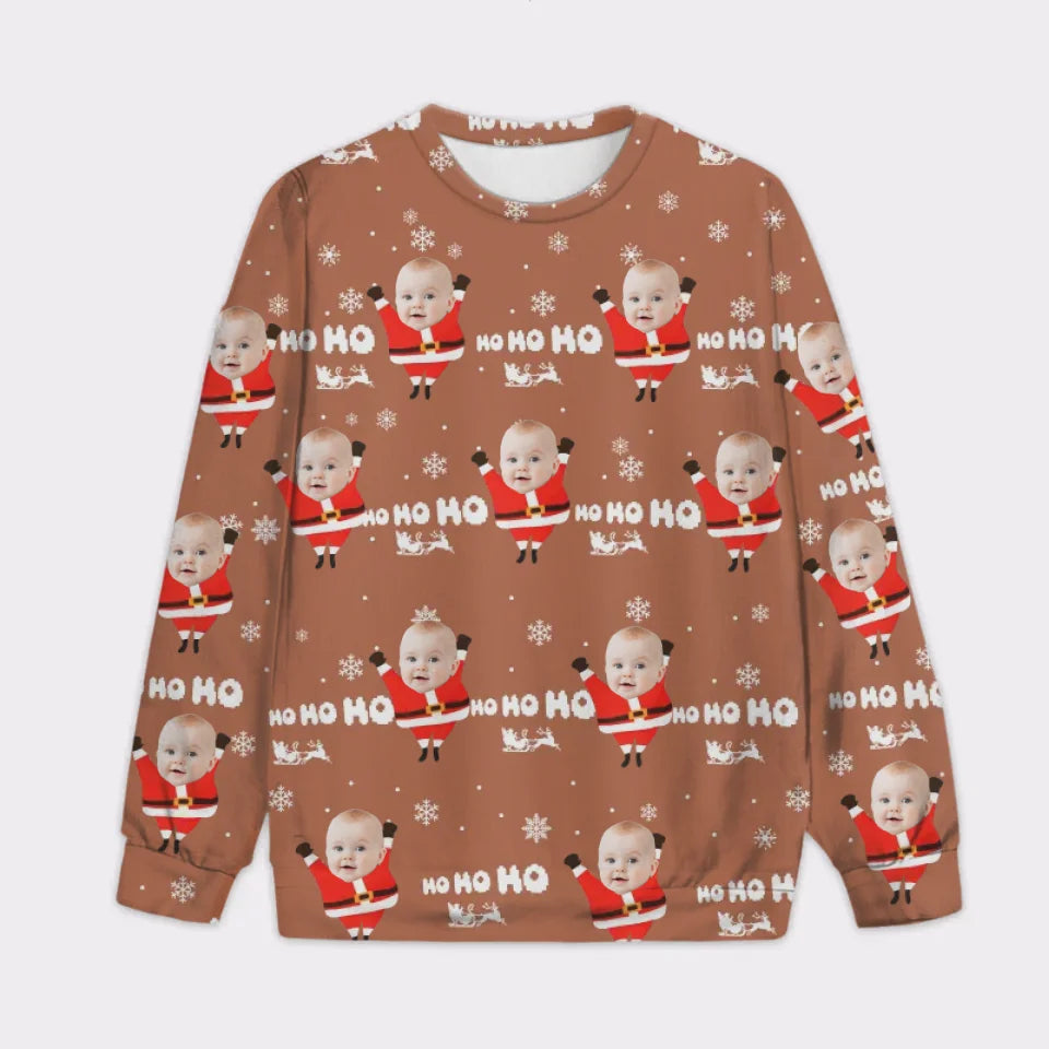 Personalized Family Sweater With Multiple Faces